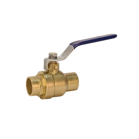 Thrifco Plumbing 1 Inch CxC Full Port Brass Ball Valve 6416044